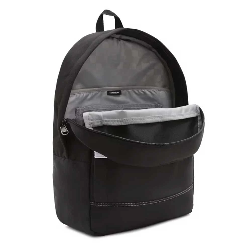 Zaino Vans Construct Skool Backpack Black White 3 Zaino Vans Construct Skool Backpack Black White - immagine 3