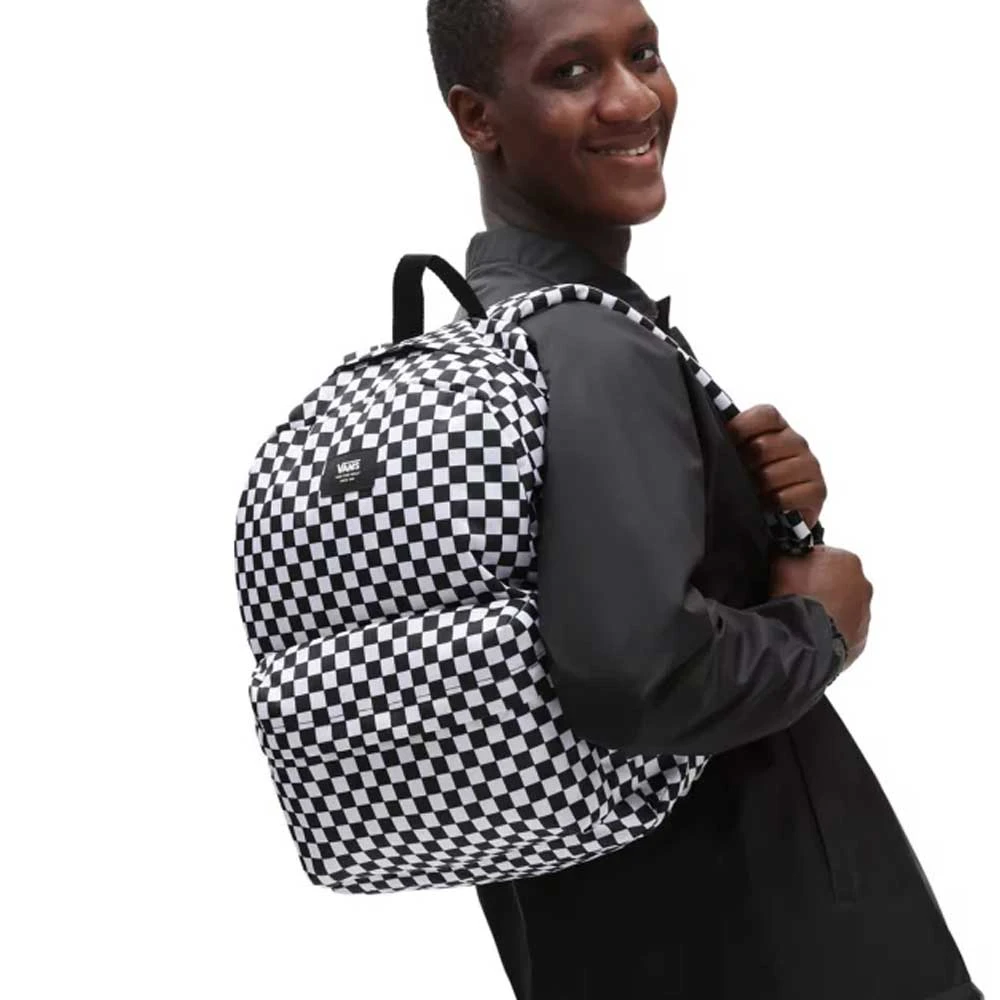 Zaino Vans Old Skool Backpack Check Black White 4 Zaino Vans Old Skool Backpack Check Black White - immagine 4