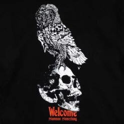 Felpa Welcome Skate Bird Brain Hoodie Black -Negozio Di Pattini welcome bird brain hoodie black 3